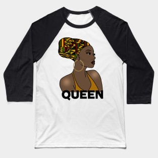 Black Queen Black Girl Magic Melanin Baseball T-Shirt